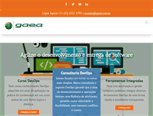 Tablet Screenshot of gaea.com.br